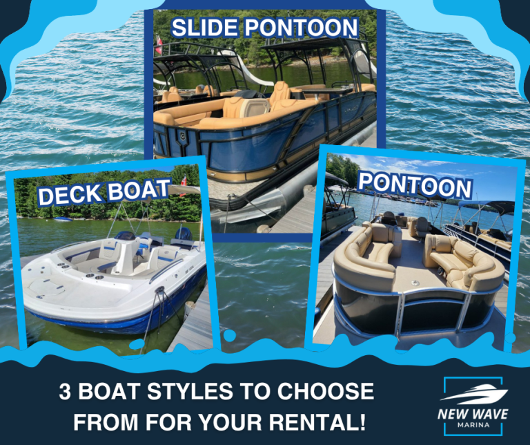 We have 3 Rental boat options